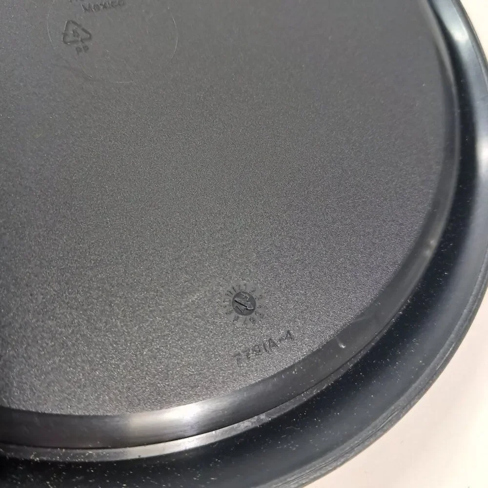 Tupperware One Touch Canister Lid black Replacement Seal part 7791A-4 7791A 7791